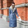 In Pelle da donna 2023 Inverno Vera Pelle di Pecora Giacca da Donna Lungo Imbottiture Collare del Cappotto Caldo Reale Giubbotti Cappotti Veste Femme SGG11