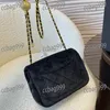 Velour Flap Women Crossbody Designer Bag Classic Rhinestone Small Gold Ball Luxury Handbag Adjustable Chain Evening Clutch Shopping Coin Purse Card Holder 17 19CM