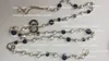 Mode lång pärlhalsband kedja för kvinnor män fest bröllopälskare gåva brud halsband designer kanal smycken med flanellpåse