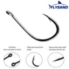 Fishing Hooks FLYSAND 100pcs500pcs High Carbon Steel hooks Mixed Size Barbed jig hook Carp Jig Head Fly fishing Accessories 231031