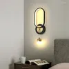 Wandlamp Nordic Glazen Bed Glans Led Slaapzaal Decor Zwanenhals Leeslamp Gemonteerde Lampen Voor