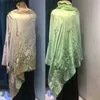 Sjaals KASHKAHA Afrikaanse Dubai Katoen Pashmina Voor Bidden Borduurring Diamanten Sjaal Wrap Chemische Kant Stola Netto Sjaal Hoofdband Moslim Q231031