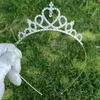 Hair Accessories Fashion Child Rhinestones Princess Headband Girl Crown Tiara Cosplay Band Tiaras And Crowns Party Gifts