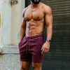 Short pour hommes Crazy Muscle hommes course à pied sport d'été Fitness loisirs Simple droit coton lisse fendu Bermuda pour hommes