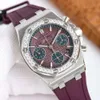 AP Menwatch AP APS Damen Luxus Diamondcrusted Watch Designer Diamond Men Watch Chronographen Uhren MENWATCH 1VZZ Superclone Swiss Auto Mechanical