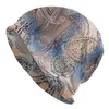 Berets Chapéu Floral Paisley Art Thin Caps para Homens Mulheres Estilo Skullies Beanies Ski Cotton Bonnet Chapéus