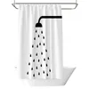 Shower Curtains Nordic Modern Minimalist Polyester Waterproof Curtain Cloth Partition Bathroom Supplies without rod 231031