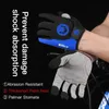 Rękawiczki narciarskie rowerowe przeciw poślizgowe pełne palec rower MTB Mężczyźni oddychający przeciw szoku sportowe rower ciepła rękawica 231030