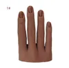 Présentoir de pratique des ongles main de pratique pour ongles en acrylique présentoir de manucure faux réaliste outils de formation de mannequin en silicone os courbé réglable 231030