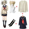 Japanese School Uniform for Girls Autumn Long-sleeve Student Sailor Uniforms Anime Hell Girl Cosplay Costume with Socks C30153AD