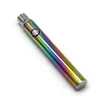 Vertex 350mAh Rainbow Color Battery Förvärm Vape Pen Batterier Blister USB -laddningssatser Variabel spänning E CIGS