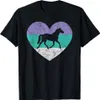 Herren T-Shirts Pferd Geschenk Shirt für Frauen Mädchen Retro Vintage Cute2927