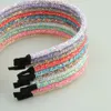 Akcesoria do włosów 14pclot Girls Glitter Hairbands Dzieci impreza moda opaski na głowę cekiny Bling Słodki dzieci Hoop 231031