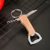 Keychains 60pcs abridor de garrafas de madeira suprimentos em casa Acesso de cozinha de cerveja Presentes de casamento para hóspedes para convidados