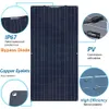 Caricabatterie pannello solare flessibile 12v 240w 120w kit completo p ovoltaico per auto camper barca impianto domestico EU RU USA magazzino 231117