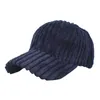 Ball Caps Autumn and Winter Hat Wersja Koreańska czapka baseballowa zagraniczna handel zagranicznym pasiastkiem Corduroy Street Casual Duck P6 Trucker