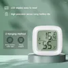 Thermometer Hygrometer Indoor Digital Pack Of 4 Mini LCD Humidity Meter For Baby Room Senior Etc