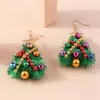 Cuelga la lámpara nueva moda estilo mixto Navidad feliz colgante pendientes para las mujeres árbol de Navidad ciervos Santa Claus pendientes pendientes joyería de año nuevo regalos 231031