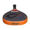 Tennis Rackets OPTUM ELITE Carbon Fiber Padel Racket Pop Paddle Raquete Shovel Pala with Cover Bag 231031