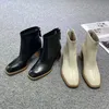 Zapatos de vestir Zapatos de marca GeDeGeson Mujer Otoño Tacones altos Botas de tobillo Cuero de vaca genuino Cremallera Abierta Cómodo Estilo oficial 231031