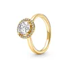 Bonnes de fiançailles pour femme Moisanite Ring Designer Bijoux Rose Gold Silver Pandor Anneau de mariage BILAND LUXY BIELLIR FEMANDE FEUX BIREAU