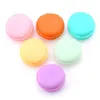 3 قطع/الكثير من الحلوى Macarons Macarons Box Portable Mini Gift Package Box Boxy Jewelry Package Case for Small