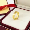 Band Love Rings Designer Bijoux Rose Or Argent Plaqué Titane Acier Avec Diamant Fashion Street Couple Bague de créateur classique pour femmes hommes amant K3