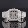 Diamonds ogląda niedrogie carters Pric Moissanite z luksusem, pogodnie, nowoczesne męskie style noszenie przez Indian Exporters1qSw