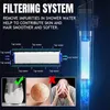 Soffioni doccia da bagno Soffione ad alta pressione Risparmia acqua con luce a led Pioggia Turbo Elica Soffione doccia con flusso incorporato Accessorio filtro 231030