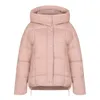 Women's Trench Coats 2023 Korean Winter Women Sweet Pink Green Down Coat Female Fashion Casual Big Hooded Parkas Plus Size Puffer Jacket