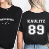 Women's T Shirts Tokio El T-shirts Kaulitz 89 Tshirt Band Music Tee Shirt Cotton Short Sleeve Streetwear Women Men Top Female Tees Oversized