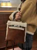 Designer Bag Backpack Bags Light Colored Leather Goods Autumn and Winter Lamb Fur Cute Plush Niche One Shoulder Portable