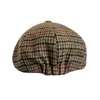 Bérets Hommes Style britannique Chapeaux octogonaux Hiver Laine Gatsby Cap Ivy Chapeau Golf Conduite Automne Femmes Coton Plat Cabbie sboy Chapeaux BLM204 231031