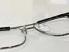 Andita GG Designer Okulary przeciwsłoneczne dla mężczyzn męskie 0241 pół klatki Okulary przeciwsłoneczne dla kobiet metalowe szklane Uv400 Ochronne obiektywy konfigurowalne recepty retro okulary