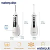 Andra massageföremål Oral Waterpse V500 Portable Irrigator Dental Water Flosser Cordless Jet 4 Mode Waterproof för tänder Cleaner 2211 DH2S0