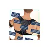 Supporto per la schiena Correttore di postura regolabile Shoder Correzione del corsetto Nastro per il fissaggio della salute posturale della colonna vertebrale191J5372645 Drop Delivery Sports Otxcd