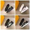 Lvshoes luxemburg sneakers rivoli sko casual skor svart vit bicolor kalv läder skor gummi yttersula mens designers sneakers 06