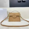 Verkaufe Luxurys B Letter Designer-Tasche Braune Premium-Lederhandtasche Umhängetaschen Einkaufstasche 11 Farben Damen Einzelne Umhängetaschen