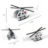 Diecast Model 1PC Childrens Helicopter Toy Alloy Airplan Simulation Metal Flying Sound and Light Kids Gift 231031