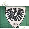 Flagi banerowe Flagi Niemiec Deutschland SC Preuben Munster Hanging Decoration Flagi 3ftx5ft 150cmx90cm do dostawy domu Dom Dhy5k