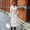 In Pelle da donna 2023 Inverno Vera Pelle di Pecora Giacca da Donna Lungo Imbottiture Collare del Cappotto Caldo Reale Giubbotti Cappotti Veste Femme SGG11