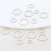 20PCS 14K Couleur Or Plaqué Laiton Anneaux Fermés 4MM 5MM 6MM Accessoires de Bijoux Fabrication de Fournitures Fabrication de BijouxRésultats de Bijoux Composants