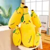 Pluche Kussens Kussens 35-70cm Leuk Creatief Cartoon Banaan Pluche Zacht Gevuld Kussen Sofa Kussen Baby Schattige Pluche Pop Kinderen Fruit Speelgoed Kinderen Gif 231030