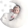 Cuscini Baby Posing Pillow Born Pography Puntelli Cute Baby Hat Fagioli colorati Moon Stars Po Shooting Set per neonati Regali nati 231031