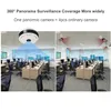 V380 pro 5mp 360 wifi câmera panorâmica lente olho de peixe cctv casa inteligente interior mini câmera de proteção segurança sem fio