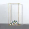 Party Decoration Wedding Stage Shiny Plating Arch Outdoor Flower Display Stand Birthday Background Welcome Sign Balloon