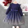 Girl's Dresses New Girls' Dress for Primary and School Children Summer Dress Mesh Dress