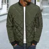 Mens Jackets Winter Cotton Jacket Baseball Collar Mesh Pressed Lightweight Vintage Flight Casual Long Sleeve 231031