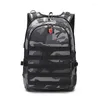 Sırt çantası usb şarj erkekleri 15.6 inç dizüstü bilgisayar çantası çok fonksiyonlu okul çantaları seviye 3 sırt çantaları oxford seyahat bagajı mochila