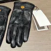 High Grade Leather Gloves Men Black Mittens Winter Outdoor Plush Touch Screen Gloves Vacation Ski Sheepskin Glove